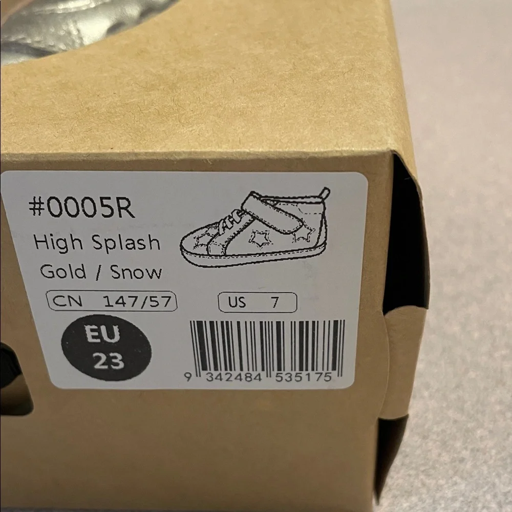 Old Soles Leather Baby Walker Shoes - High Splash  New with Tags Size US 7